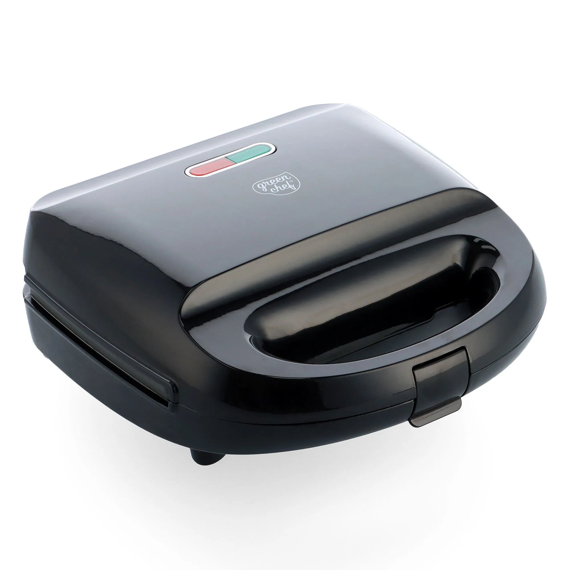 Greenchef 3-in-1 smörgåsgrill/våffeljärn, black