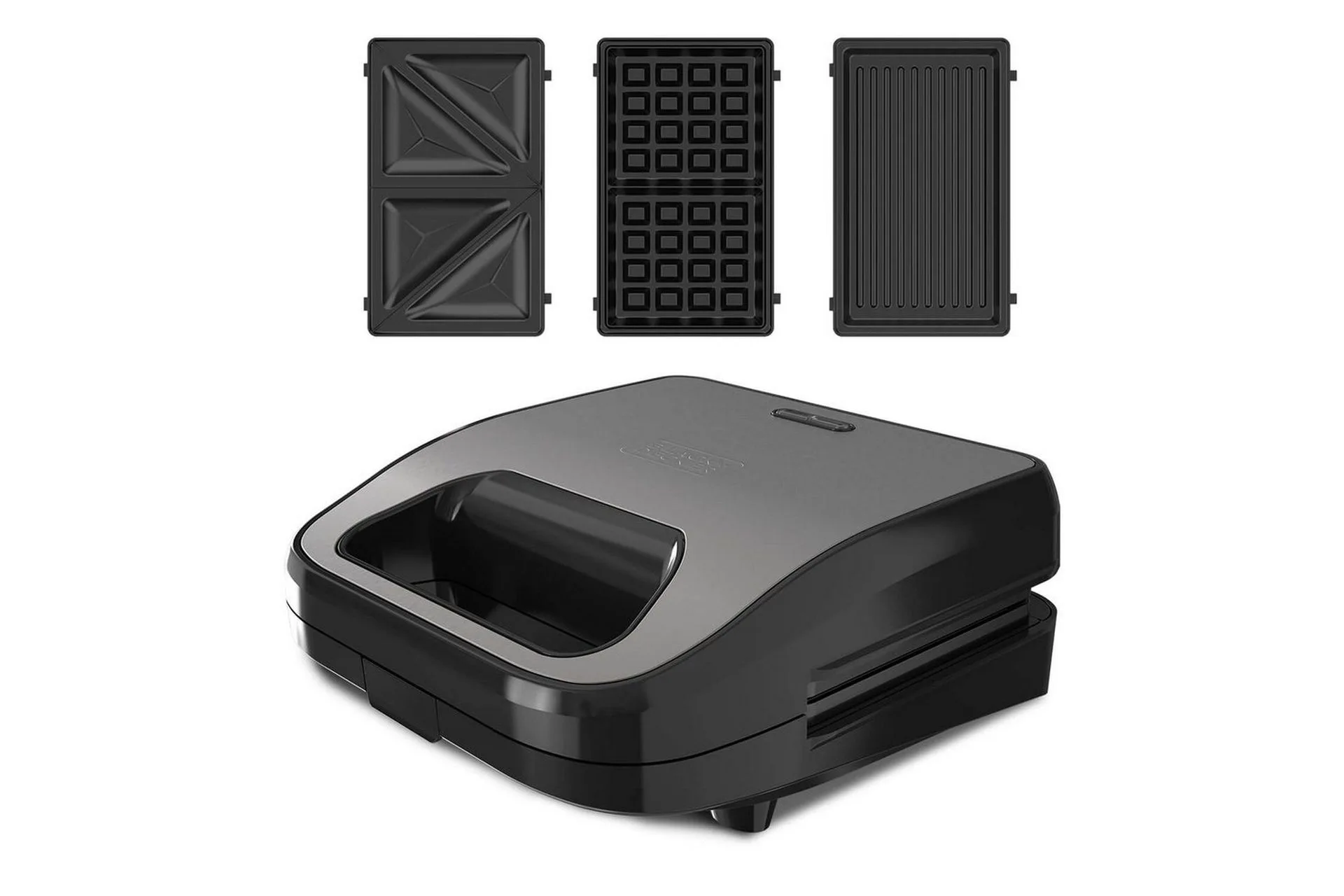 Black+Decker Sandwich Waffle multijärn med löstagbara plattor